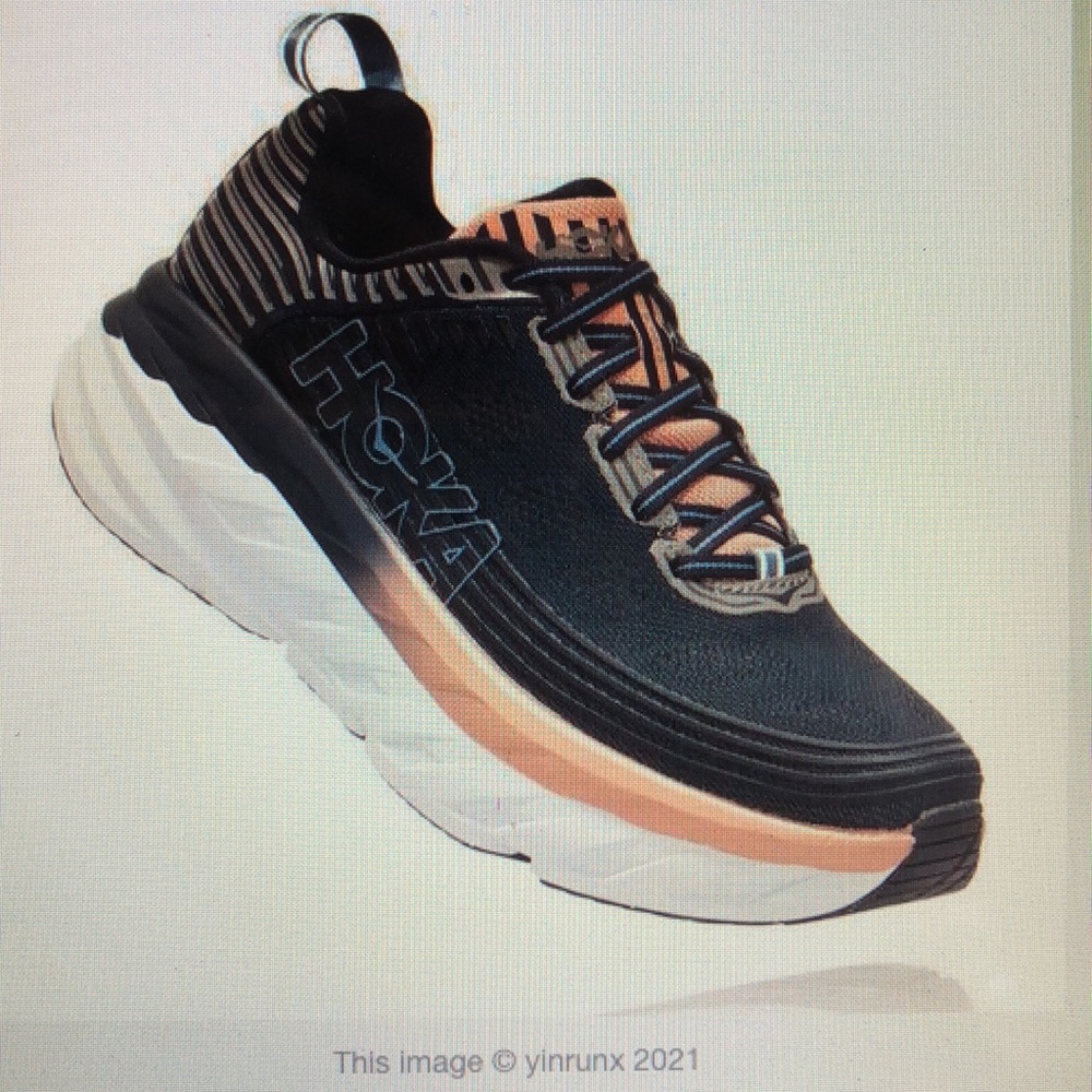 Hoka Bondi 6 Navy/Pink 9.5 womens